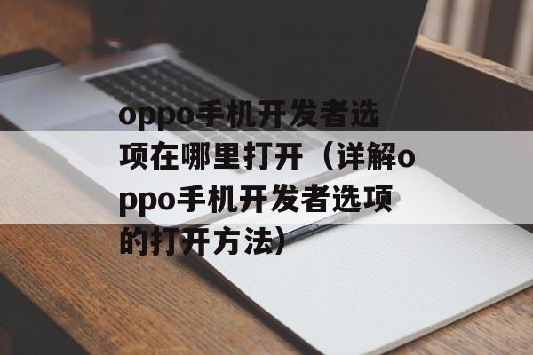 oppo手机开发者选项在哪里打开（详解oppo手机开发者选项的打开方法）-第1张图片-