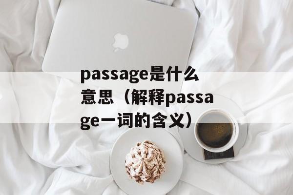 passage是什么意思（解释passage一词的含义）-第1张图片-