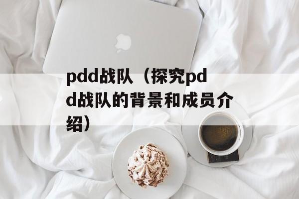pdd战队（探究pdd战队的背景和成员介绍）-第1张图片-