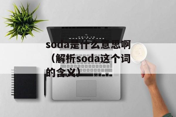soda是什么意思啊（解析soda这个词的含义）-第1张图片-