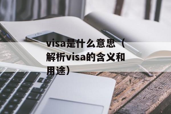 visa是什么意思（解析visa的含义和用途）-第1张图片-