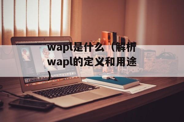 wapl是什么（解析wapl的定义和用途）-第1张图片-