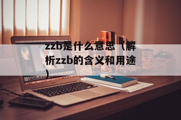 zzb是什么意思（解析zzb的含义和用途）-第1张图片-