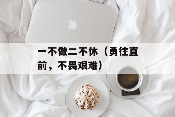 一不做二不休（勇往直前，不畏艰难）-第1张图片-