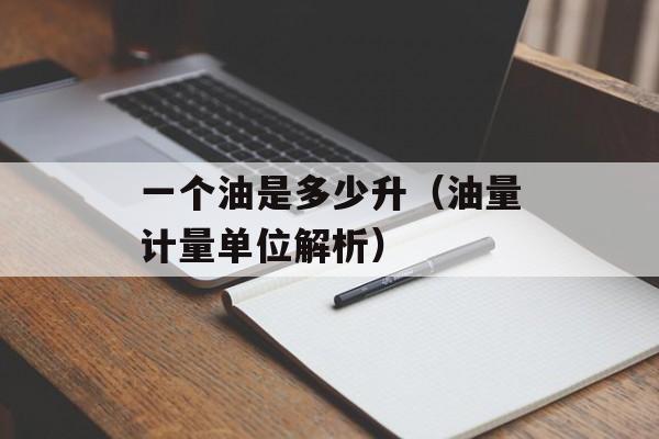 一个油是多少升（油量计量单位解析）-第1张图片-