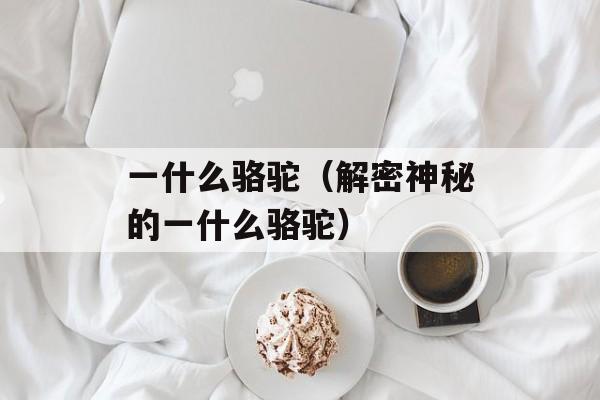 一什么骆驼（解密神秘的一什么骆驼）-第1张图片-
